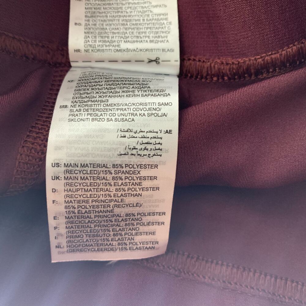 Adidas Techfit Primegreen Biker Shorts Maroon Size S Compression - Picture 5 of 7